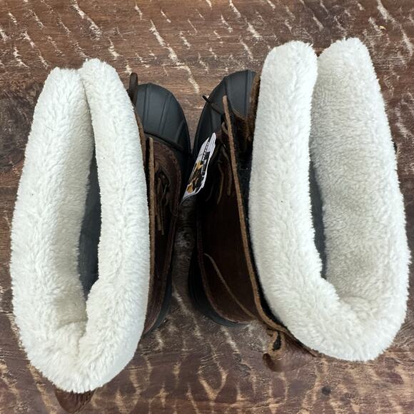 Baffin Canada Men’s Winter Boots Size 9 Insulated Leather Winter Waterproof - Picture 6 of 14